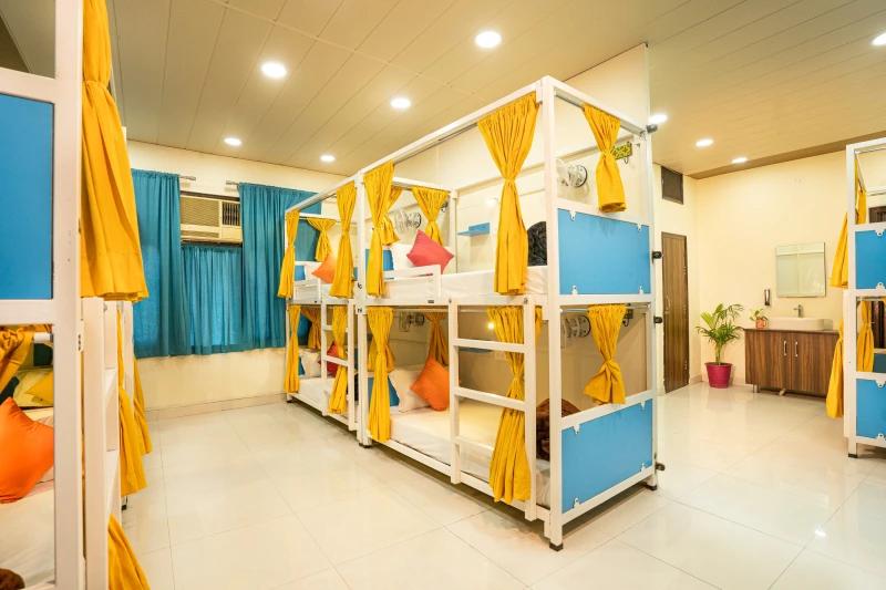 Bed in 12 Bed Mixed AC Dormitory Room with Ensuite Bathroom 1