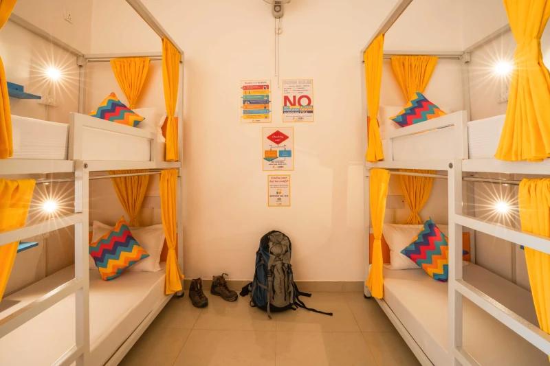 Bed in 4 Bed Mixed AC Dormitory Room with Ensuite Bathroom 1