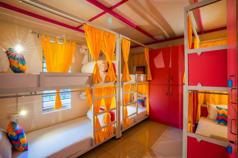 Bed in 6 Bed Mixed AC Dormitory Room with Ensuite Bathroom 1