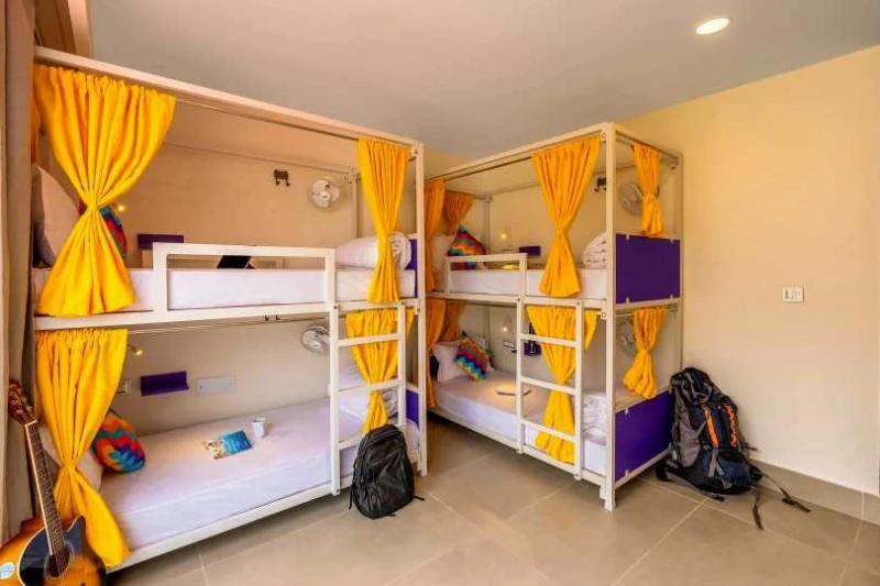 Bed in 6 Bed Mixed AC Dormitory Room with Ensuite Bathroom 1