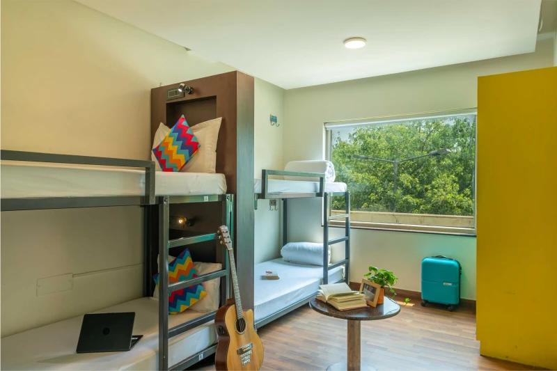 Bed in 4 Bed Female Only AC Dormitory Room with Ensuite Bathroom 1
