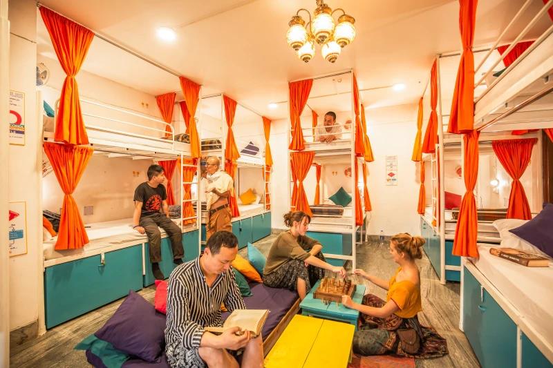 Bed in 14 Bed Mixed AC Dormitory Room with Shared Bathroom 1